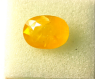 Ceylon yellow sapphire (Pukhraj) 6.33 Ratti